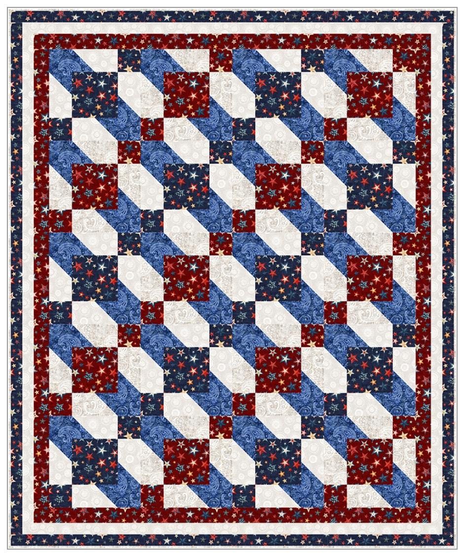 Fabric Cafe Spectrum Pattern  3 Yard Quilt Pattern - Arcade Pattern - Quilt Pattern - Fabric Cafe Pattern - 3 yard quilts