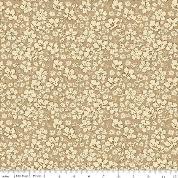 IN STOCK  Riley Blake Morning Latte Mini Fat Quarter Bundle - floral fabric - floral Fat Quarters - Riley Blake fat quarter Bundle -