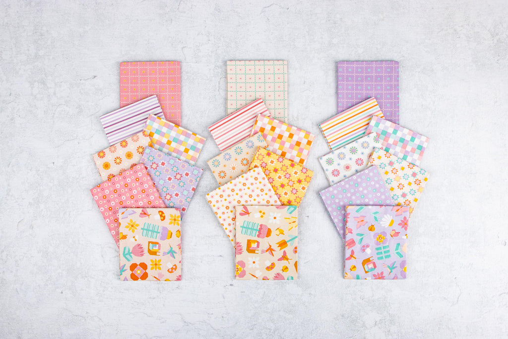 IN STOCK  Riley Blake Patchwork Rolie Polie - 2.5 inch strips - quilting jelly rolls - floral jelly roll- floral fabric - spring