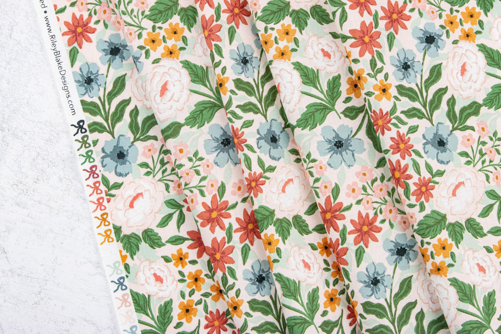 IN STOCK  Riley Blake Sweet Cotton Tales Rolie Polie - 2.5 inch strips - quilting jelly rolls - floral jelly roll - fall fabric