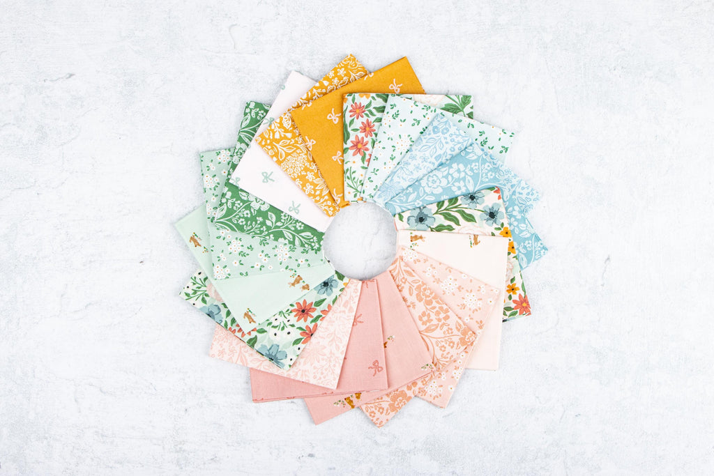 IN STOCK  Riley Blake Sweet Cotton Tales Rolie Polie - 2.5 inch strips - quilting jelly rolls - floral jelly roll - fall fabric