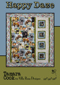 Villa Rosa Designs Happy Daze pattern - fat quarter quilt pattern - villa rosa