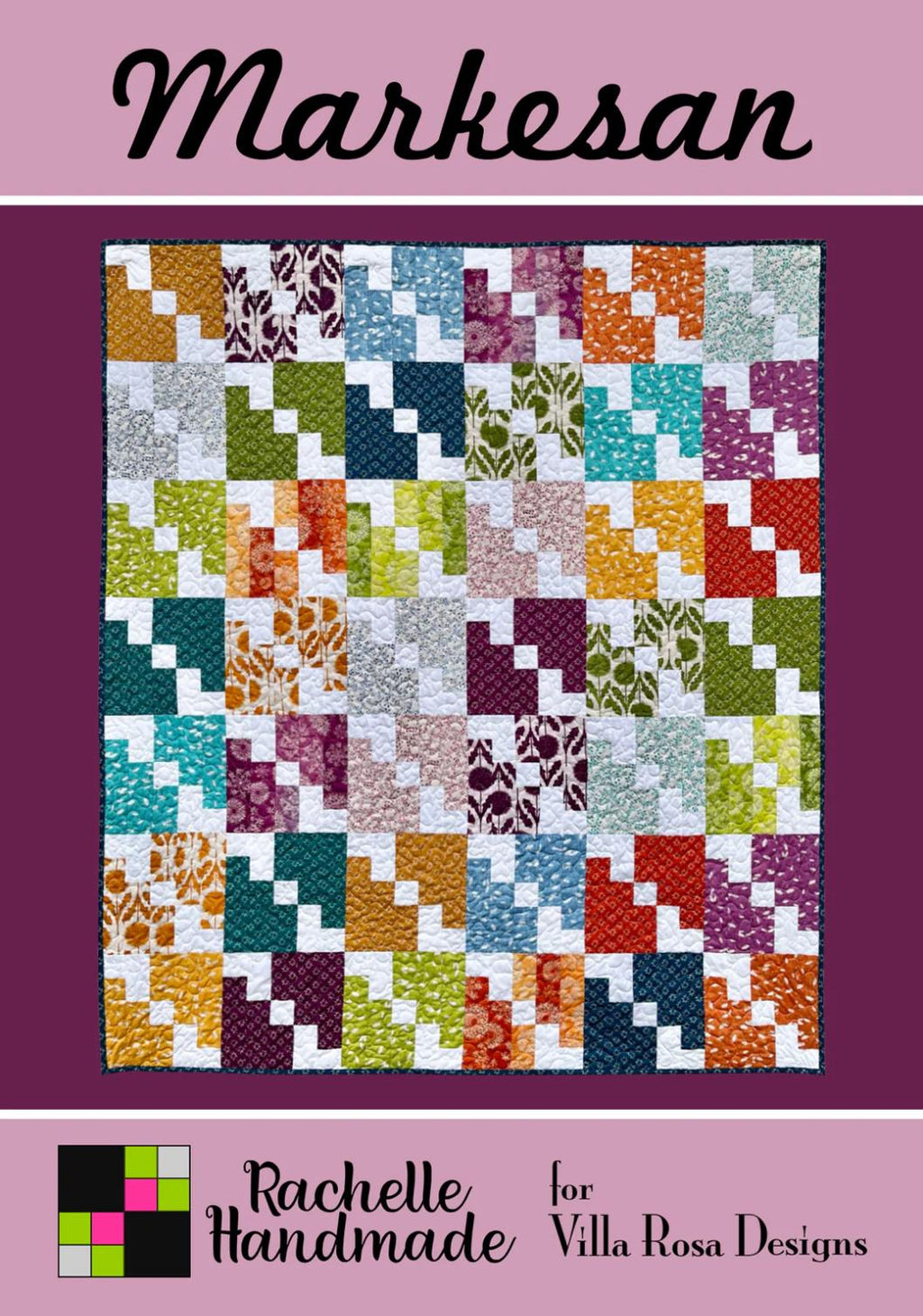 Villa Rosa Designs Markesan pattern - jellyroll quilt pattern - villa rosa