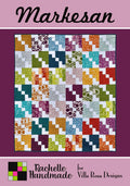 Villa Rosa Designs Markesan pattern - jellyroll quilt pattern - villa rosa