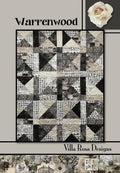 Villa Rosa Designs Warren Wood Quilt  pattern - fat quarter quilt pattern - villa rosa