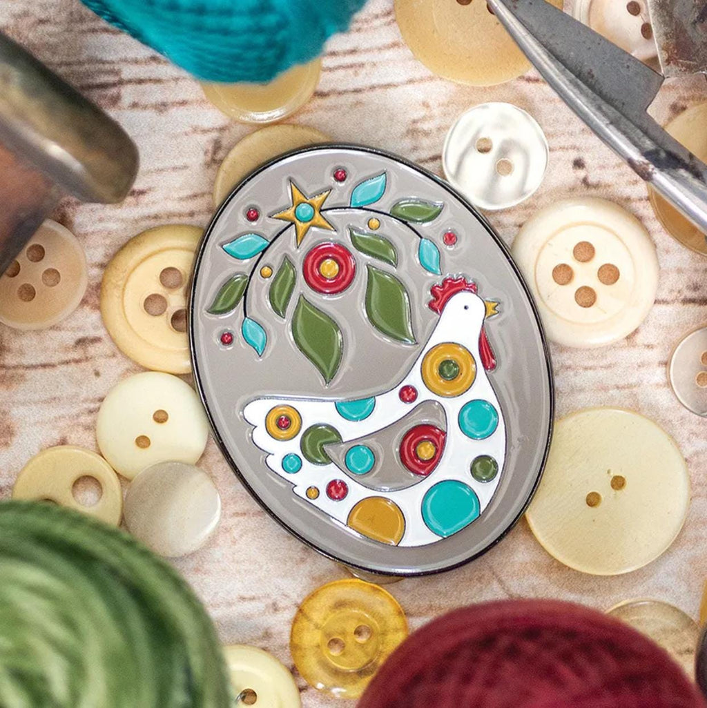 PREORDER Henny Penny Enamel Needle Minder Kim Diehl for It's Sew Emma