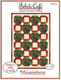 Fabric Cafe Dimensions Pattern 3 Yard Quilt Pattern - Quilt Pattern - Fabric Cafe Pattern