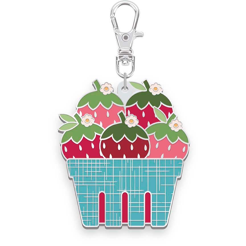 IN STOCK Lori Holt Farmer’s Daughter Enamel Happy Charm Berry Basket - Lori Holt