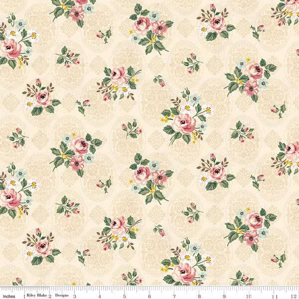 IN STOCK Riley Blake Rose & Violet’s Bouquet Des Fleurs 5” Stacker - Fabric Charm Pack -