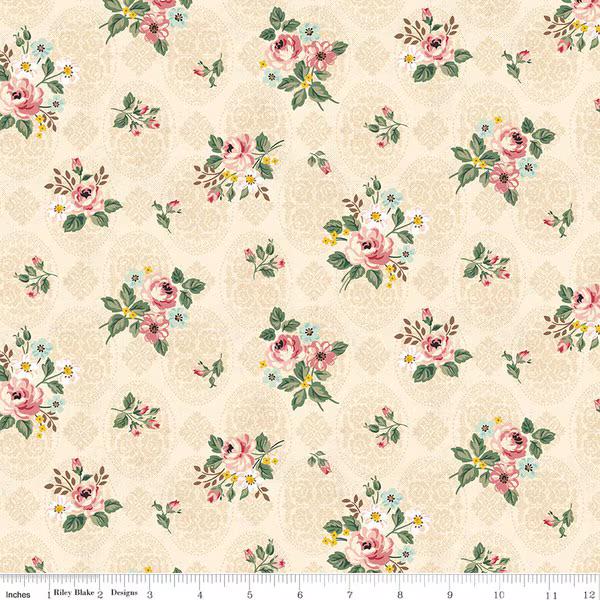 IN STOCK  Riley Blake Rose & Violet’s Bouquet Des Fleurs Fat Quarter Bundle - Floral Fabric
