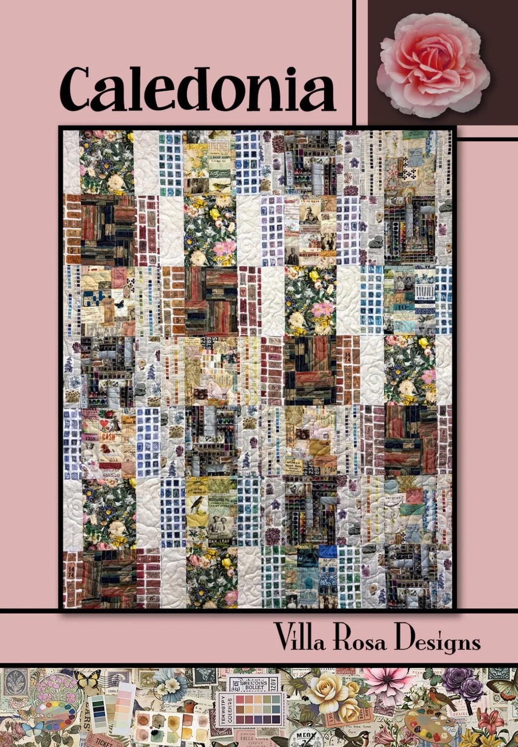 Villa Rosa Designs Caledonia pattern - fat quarter quilt pattern - villa rosa