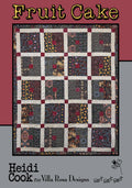 Villa Rosa Designs Fruit Cake pattern - fat quarter quilt pattern - villa rosa - quilt pattern