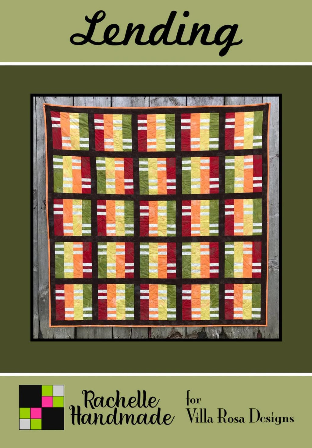 Villa Rosa Designs Lending pattern - fat quarter quilt pattern -