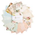 IN STOCK Riley Blake Rose & Violet’s Bouquet Des Fleurs 5” Stacker - Fabric Charm Pack -