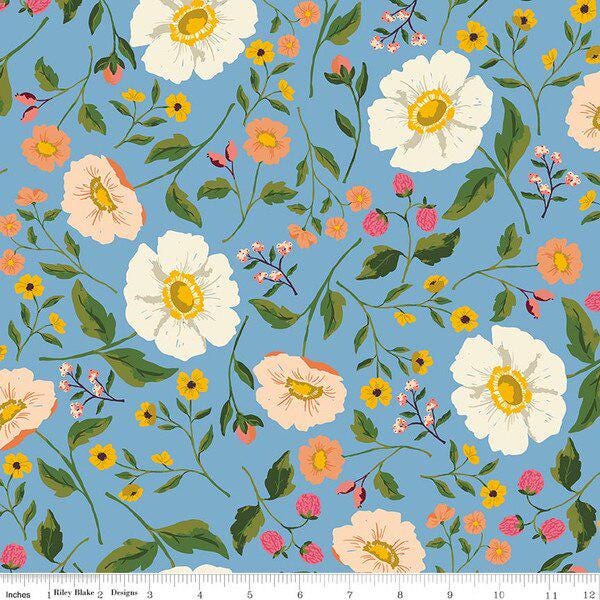PREORDER Riley Blake Virginia Rose Fat Quarter Bundle - Floral Fabric - Spring Fabric