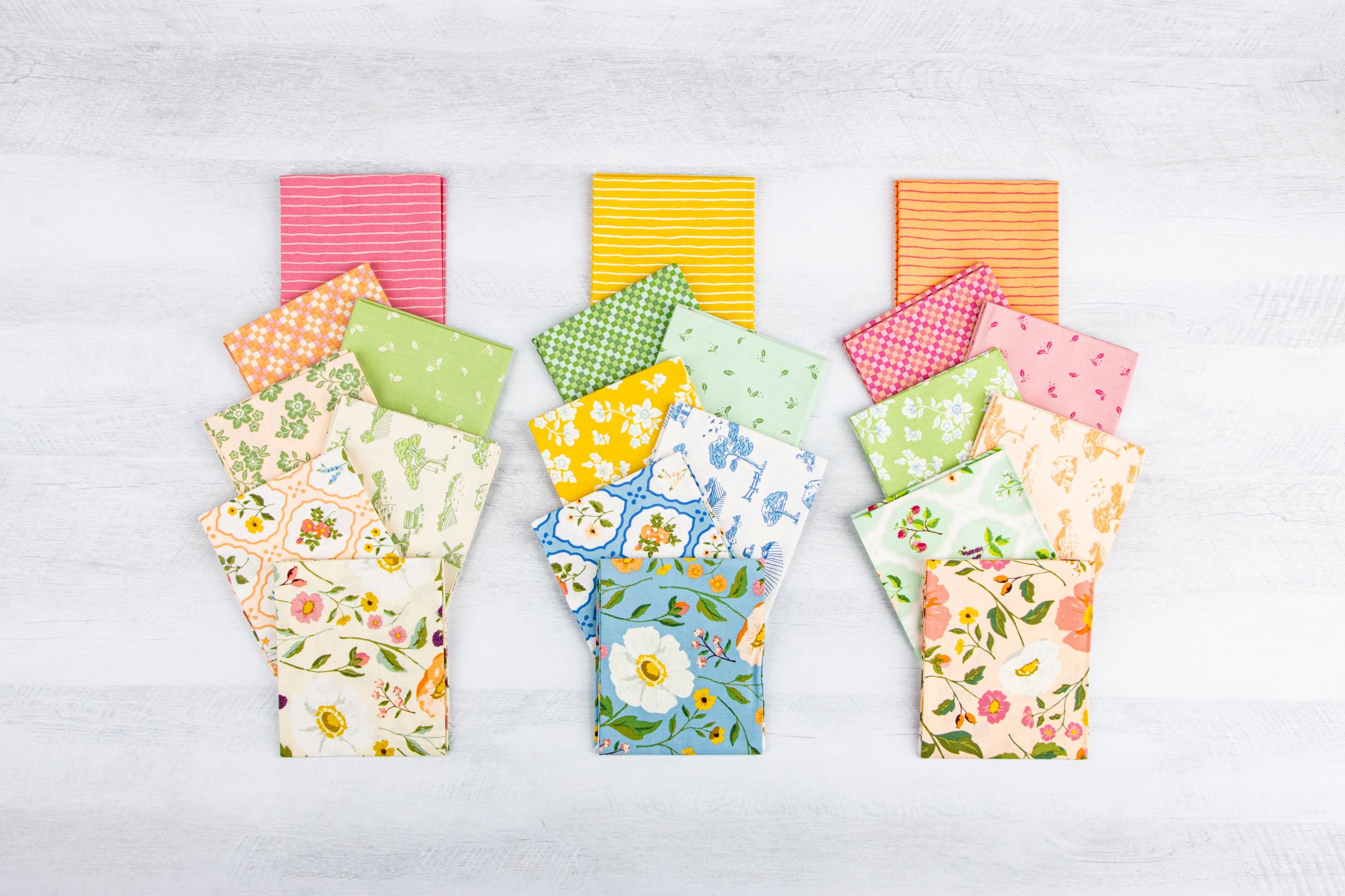 PREORDER Riley Blake Virginia Rose Fat Quarter Bundle - Floral Fabric - Spring Fabric