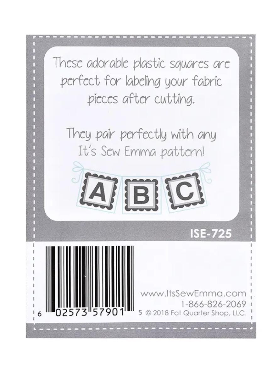 IN STOCK Gray Alphabitties Specialty Marking Tools It's Sew Emma