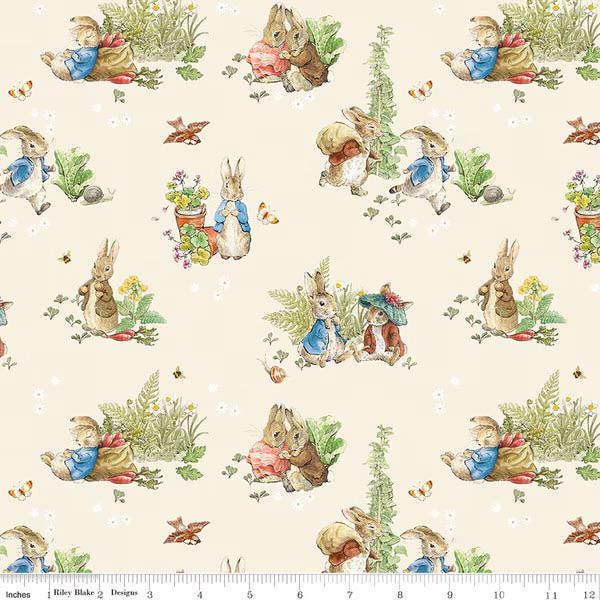 PREORDER Riley Blake Peter Rabbit and Benjamin Bunny 5" Stacker  - kids fabric