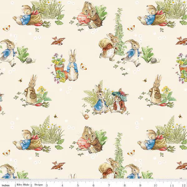 PREORDER Riley Blake Peter Rabbit and Benjamin Bunny Fat Quarter Bundle