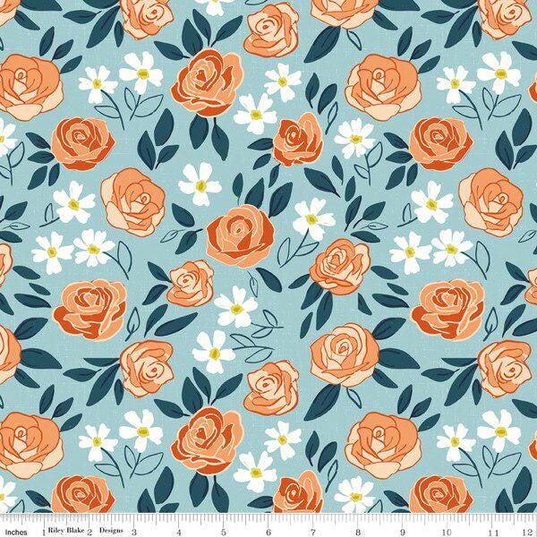 PREORDER Riley Blake Homage Fat Quarter Bundle - floral fabric - spring fabric