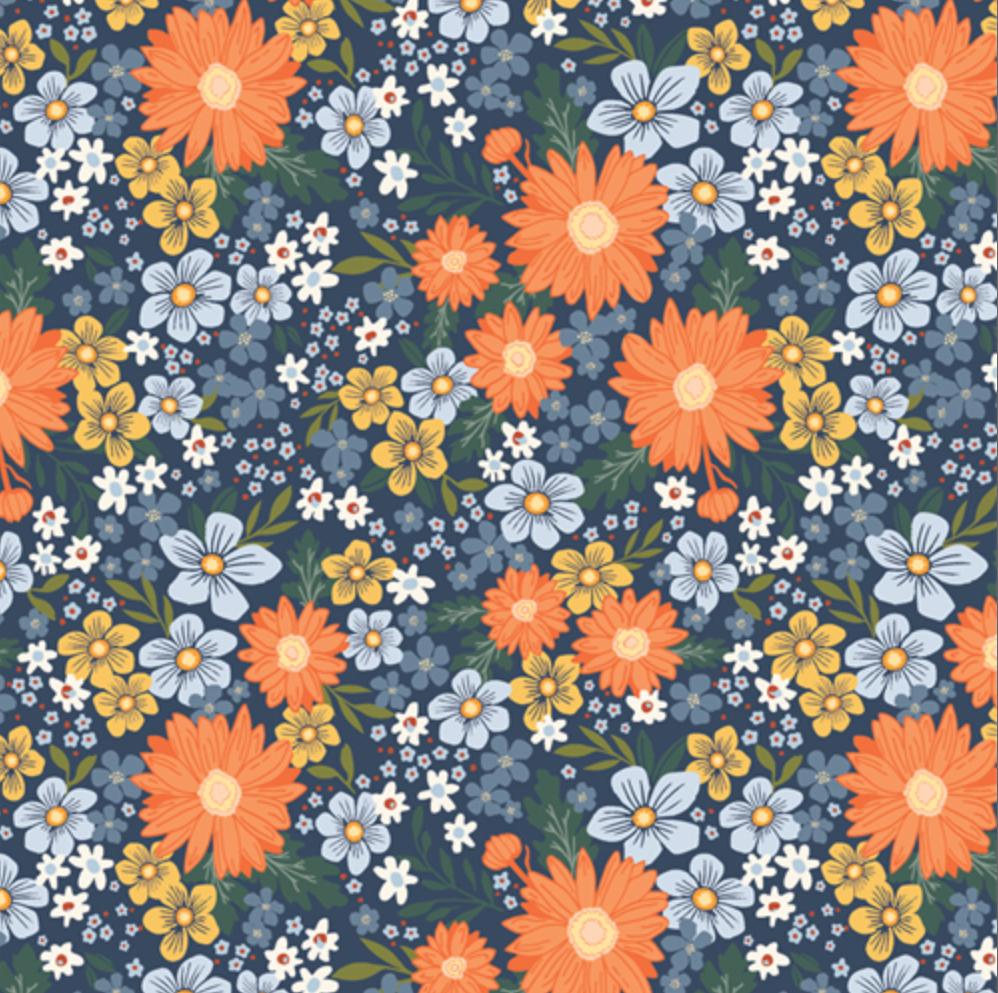 IN STOCK Art Gallery Happy Camper - Maureen Cracknell Fat Quarter Bundle - floral Fat Quarters