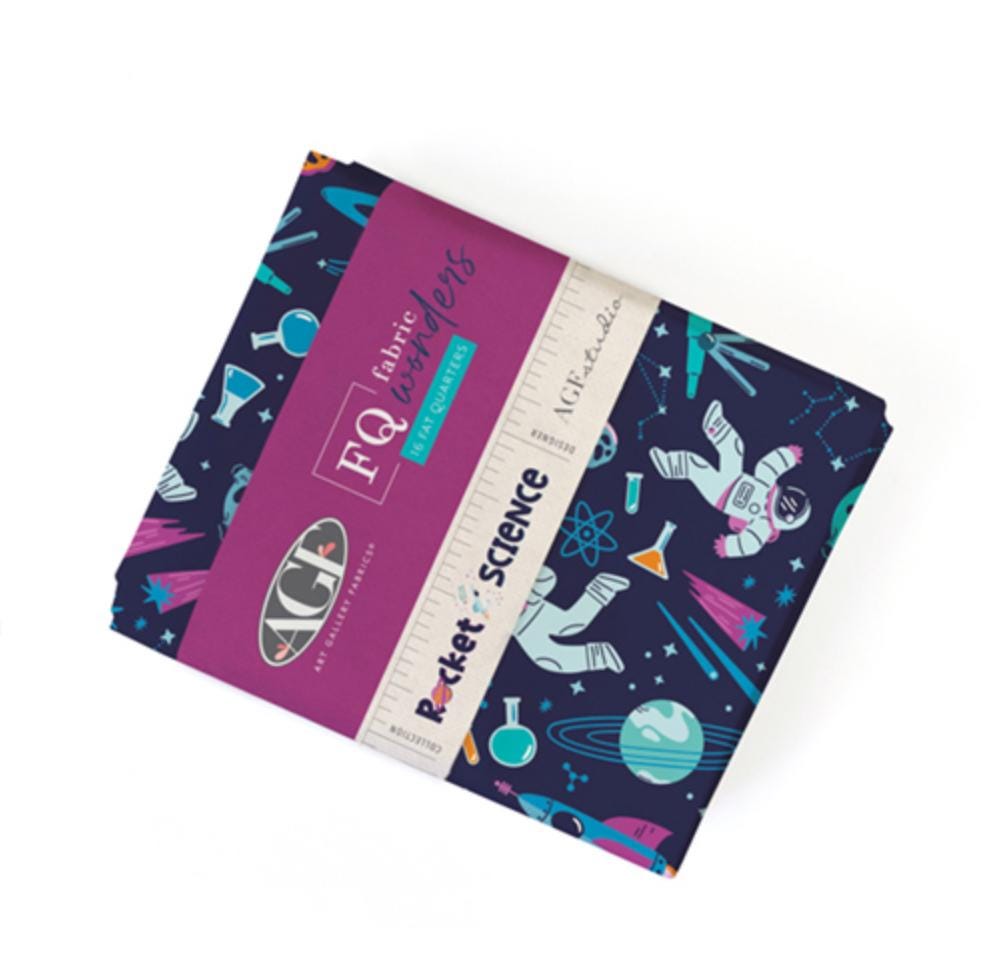 IN STOCK Art Gallery Rocket Science FQ Fabric Wonders - science fabric - space - astronaut