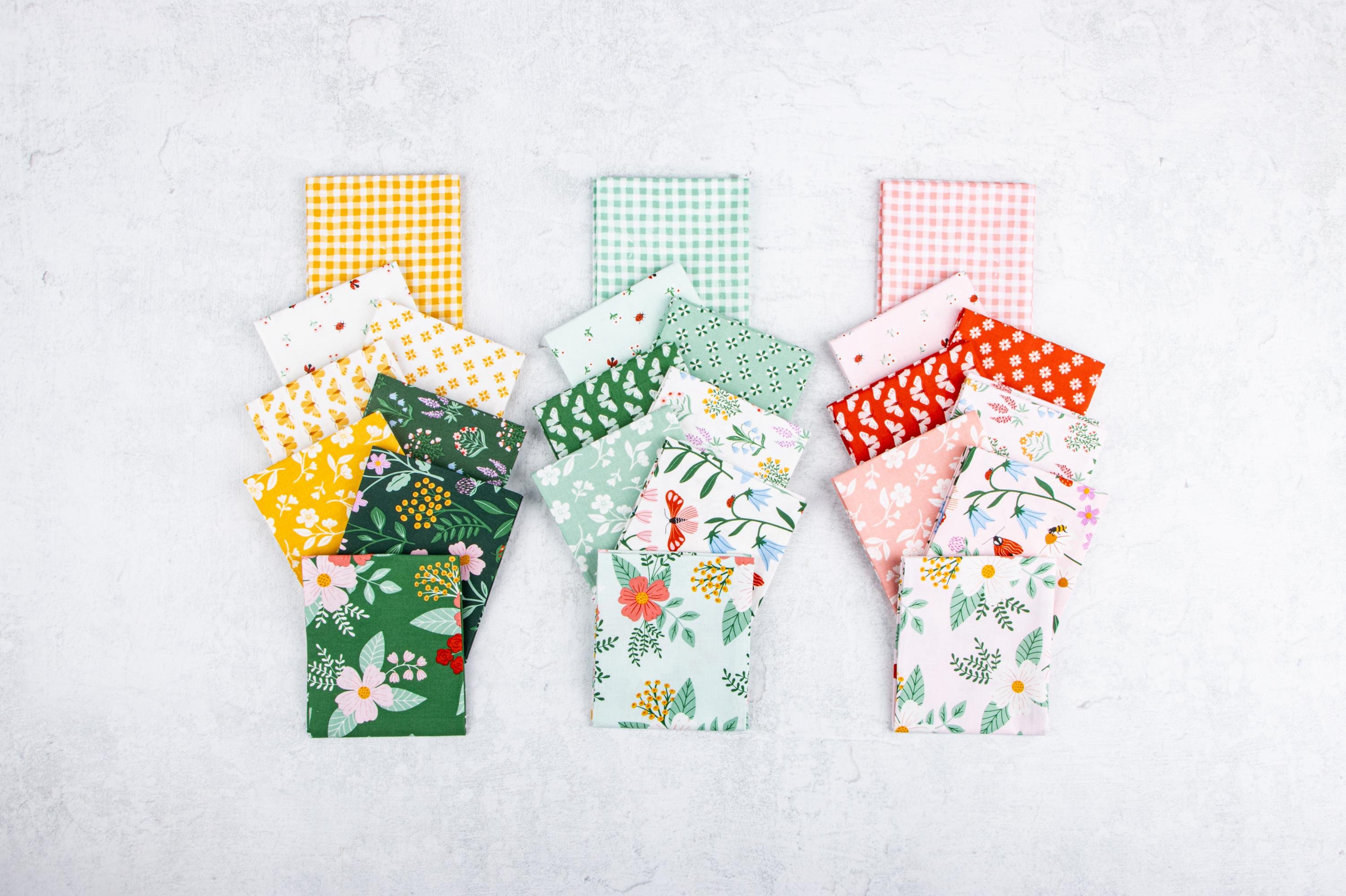 PREORDER Riley Blake Meadow Moments 5" Stacker - Fabric Charm Pack - Riley Blake Charm Pack - Easter 5" Stacker -