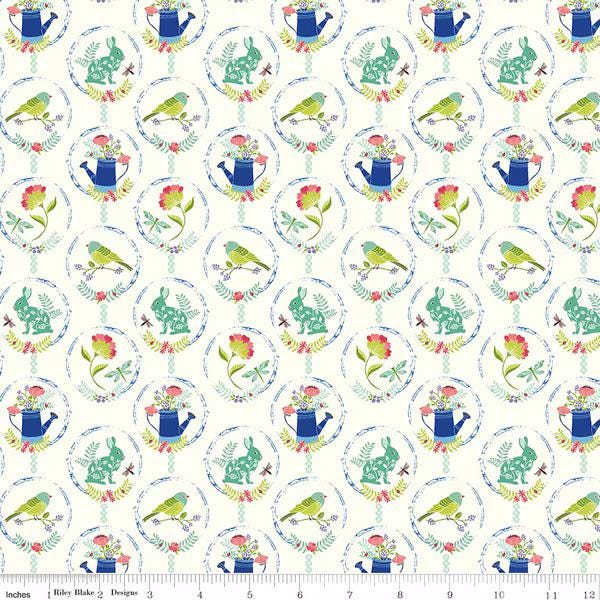 IN STOCK Riley Blake Awakening  Rolie Polie - 2.5 inch strips - quilting jelly rolls - floral jelly roll- floral fabric - spring