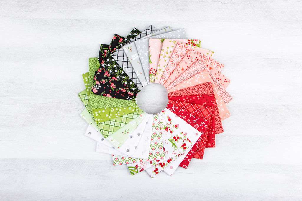 PREORDER Riley Blake Front Porch Fat Quarter Bundle - floral fabric - spring fabric
