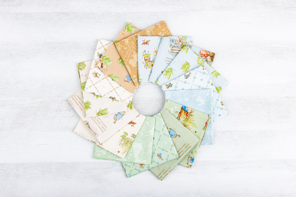 PREORDER Riley Blake Peter Rabbit and Benjamin Bunny 5" Stacker  - kids fabric