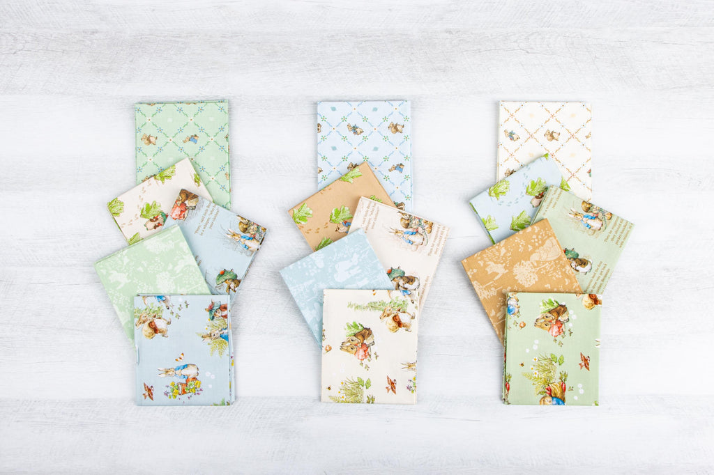 PREORDER Riley Blake Peter Rabbit and Benjamin Bunny 5" Stacker  - kids fabric