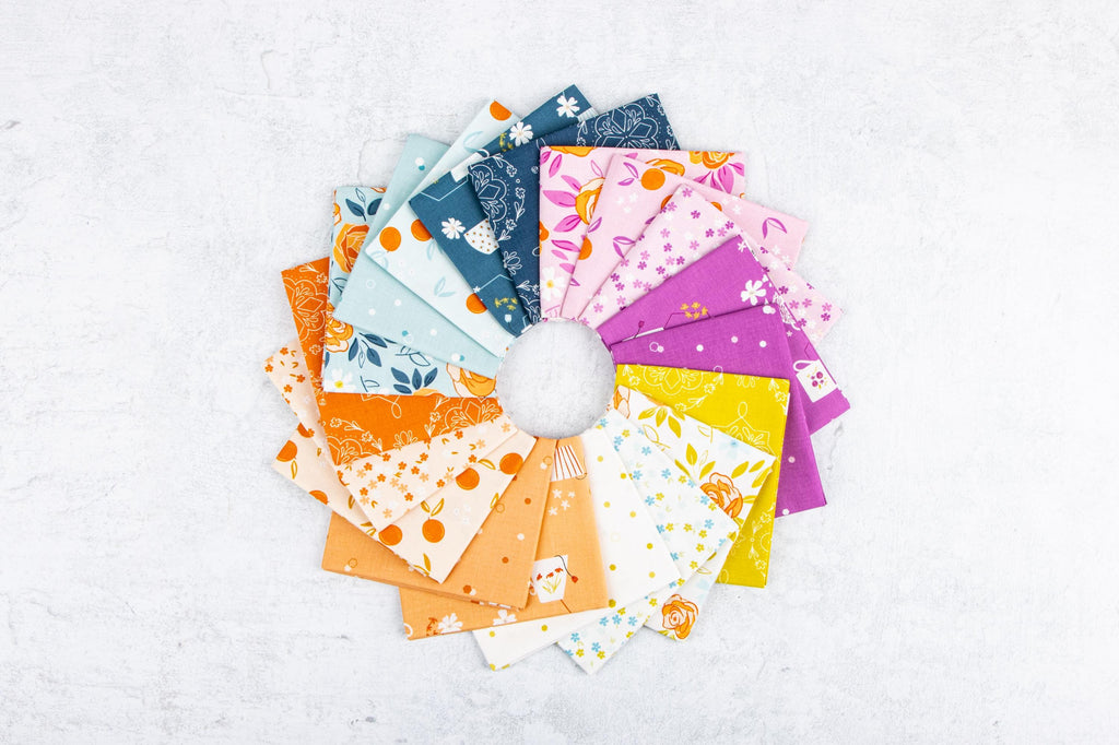 IN STOCK Riley Blake Homage 5" Stacker - Floral Fabric Charm Pack
