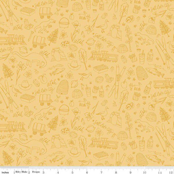 PREORDER  Riley Blake Utah 5" Stacker - cotton Fabric Charm Pack - Riley Blake Charm Pack