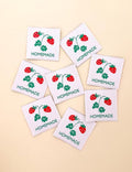 IN STOCK Minki Kim Pink Handmade Woven Labels - Quilt Labels
