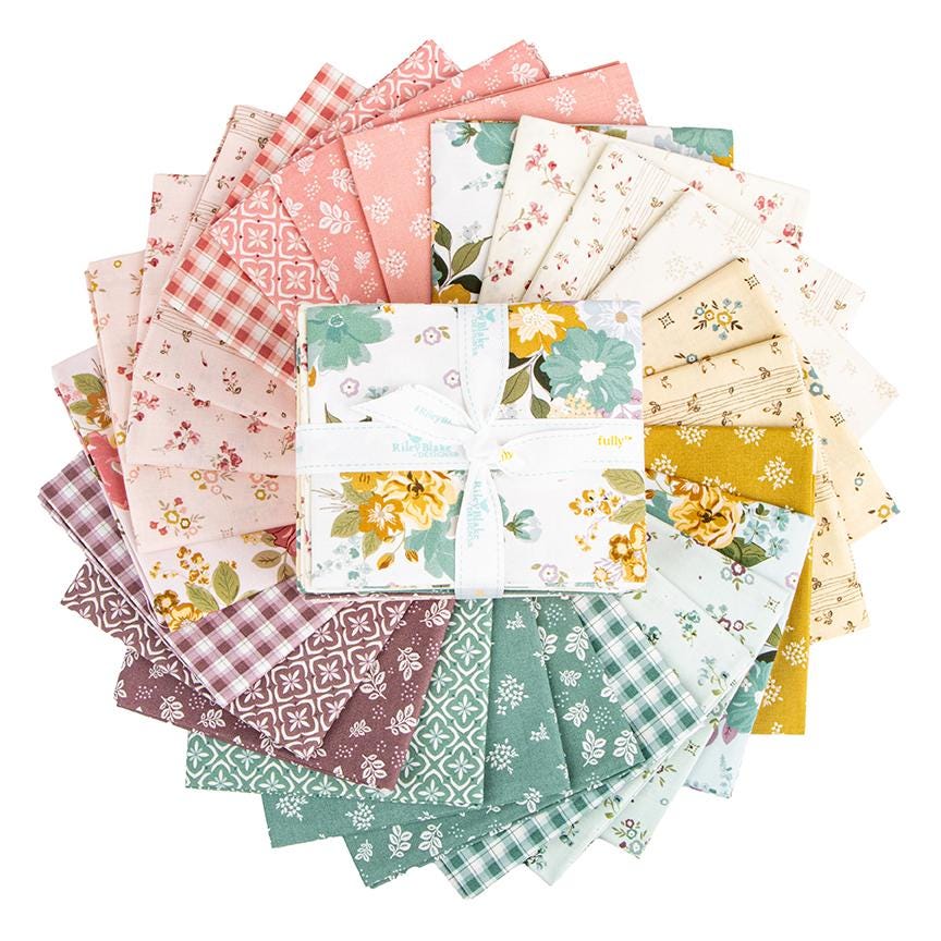 PREORDER Riley Blake Renew Fat Quarter Bundle – 25 Floral Fabric Pieces