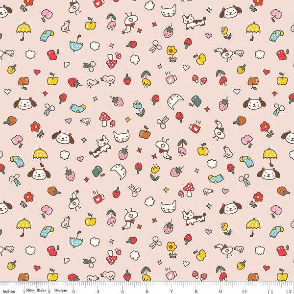 PREORDER Riley Blake Minki Kim Serendipity 2 Fat Quarter Bundle - Easter fabric - Spring Fat Quarters -