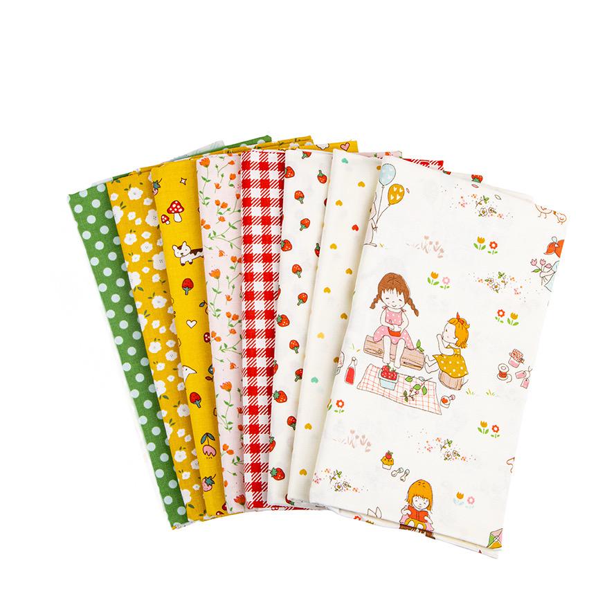 PREORDER Riley Blake Minki Kim Serendipity 2 Mini Fat Quarter Bundle - Easter fabric - Spring Fat Quarters -
