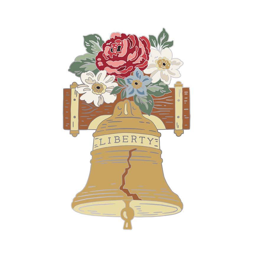PREORDER Riley Blake Independence Liberty Bell Needle Minder