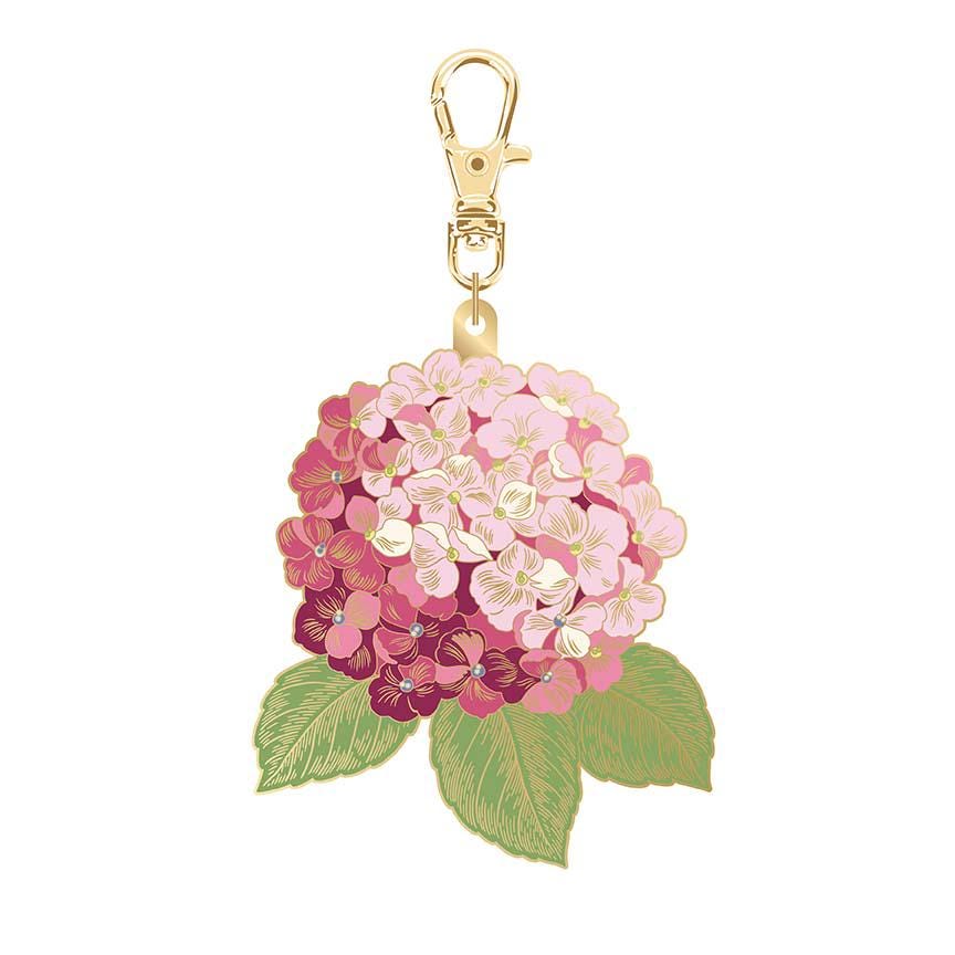 PREORDER Jennifer Bosworth Hydrangea Enamel Charm  Pink