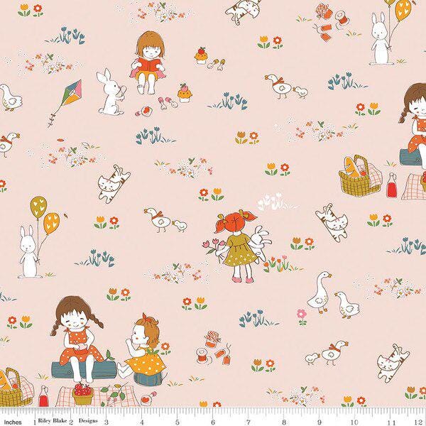 IN STOCK Riley Blake Minki Kim Serendipity 2 5" Stacker - Fabric Charm Pack - Riley Blake Charm Pack - Easter 5" Stacker - kids fabric