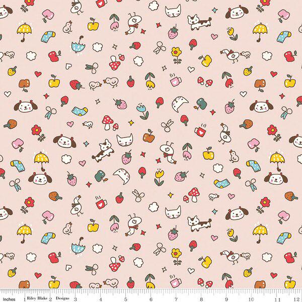 IN STOCK Riley Blake Minki Kim Serendipity 2 5" Stacker - Fabric Charm Pack - Riley Blake Charm Pack - Easter 5" Stacker - kids fabric