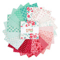 PREORDER Riley Blake Lori Holt Berry and Sage 5" Stacker - Fabric Charm Pack - Riley Blake Charm Pack - Floral 5" Stacker -