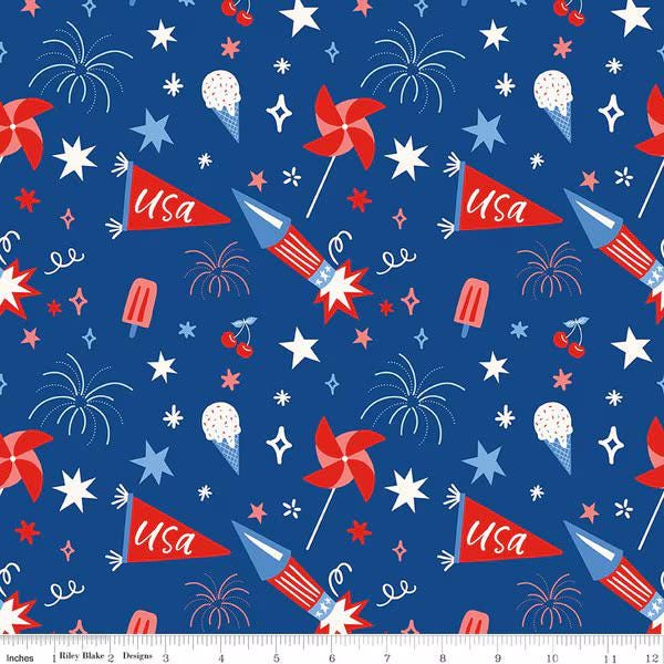 PREORDER Riley Blake Firecracker Layer Cake