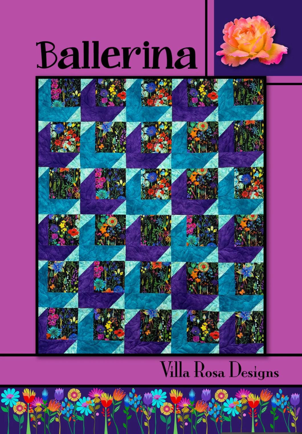 Villa Rosa Designs Ballerina pattern - fat quarter quilt pattern - villa rosa