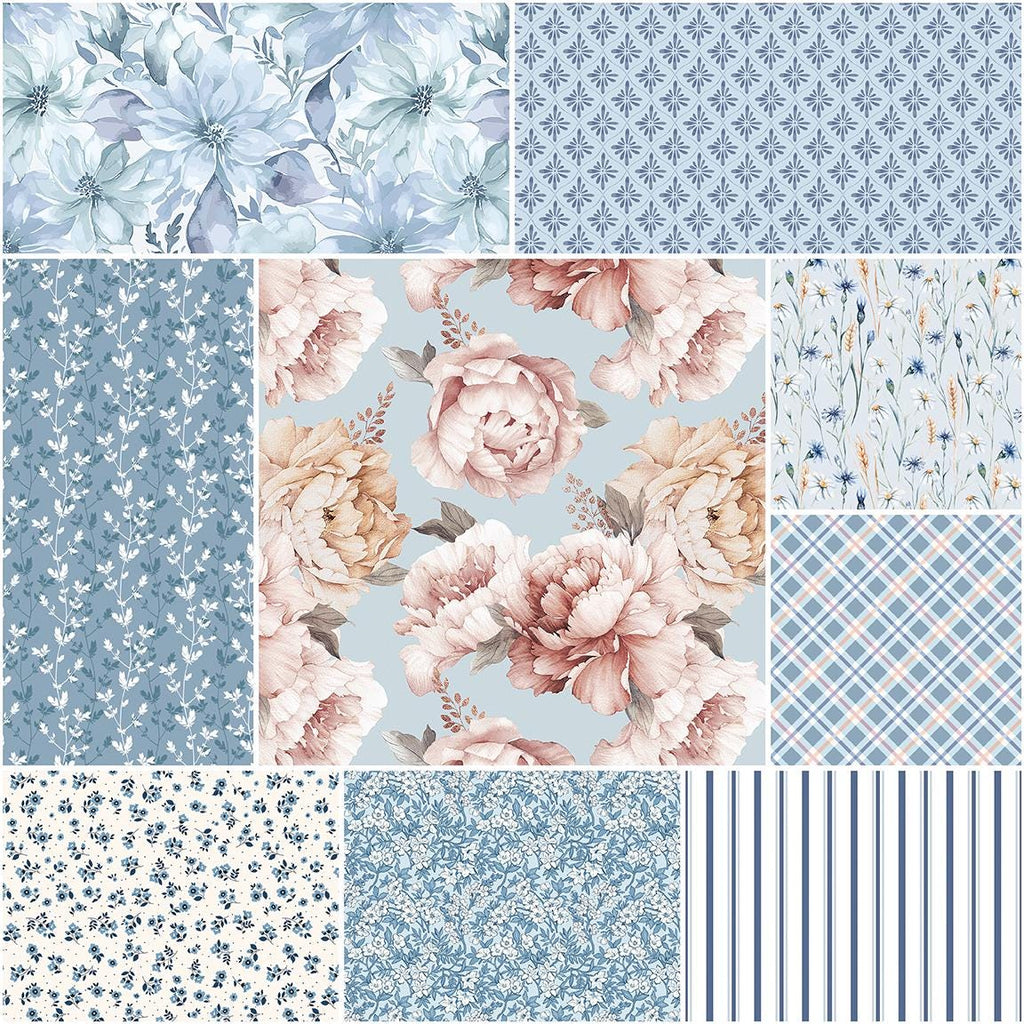 PREORDER Riley Blake Daybreak on the Prairie Fat Quarter Bundle - floral fabric