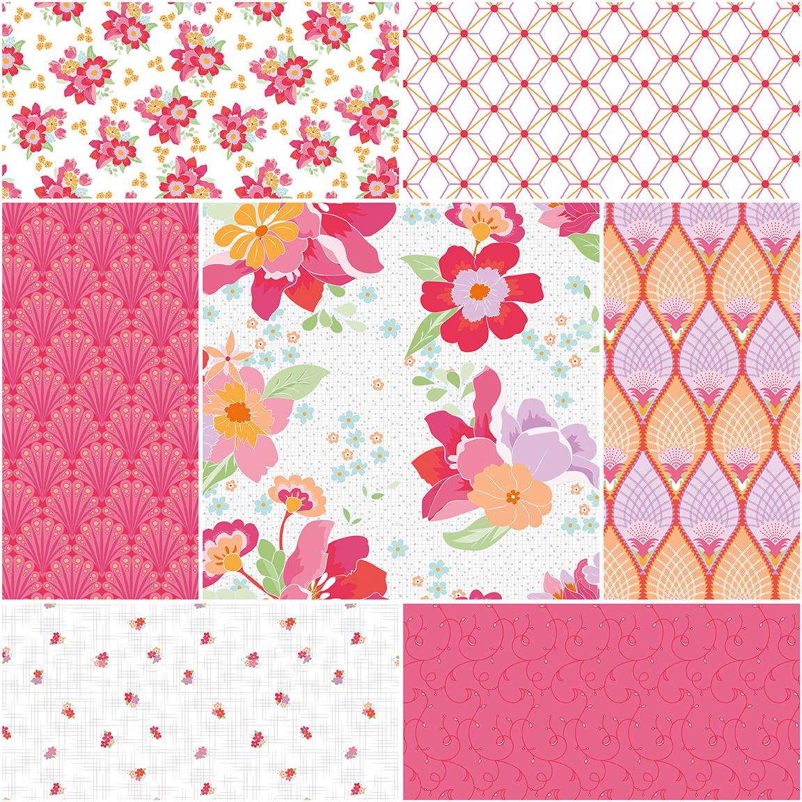 PREORDER Riley Blake Flourish layer Cake - 10 ” Stacker - Floral Fabric - Spring Fabric