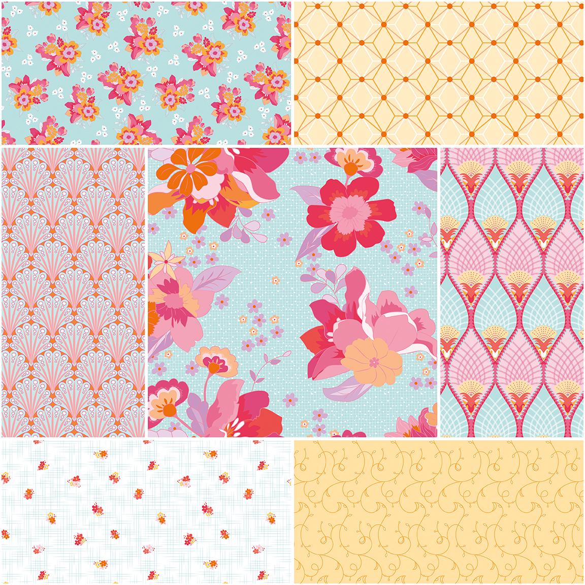 PREORDER Riley Blake Flourish layer Cake - 10 ” Stacker - Floral Fabric - Spring Fabric