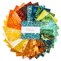 PREORDER Riley Blake Starburst Groove 5" Stacker - Riley Blake Charm Pack - Expressions Batiks