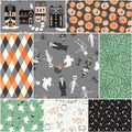 PREORDER Riley Blake Frank and Friends 5" Stacker - Riley Blake Charm Pack - Floral 5" Stacker - pumpkin Fabric - Autumn